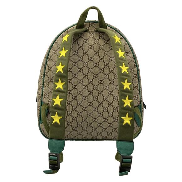 Gucci Childrens/GG Supreme Backpack 433578 Beige Green Multi main image 11